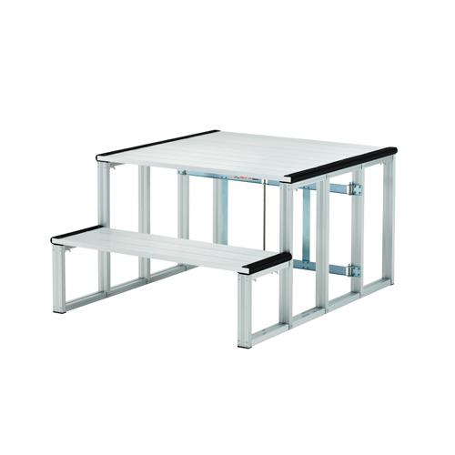 折りたたみ式アルミ製朝礼台 S (SPD-K05/AL-CS)