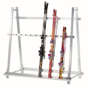 折りたたみ式アルミ製スキーラック(両面タイプ) (SPD-K10/AL-SKRW)