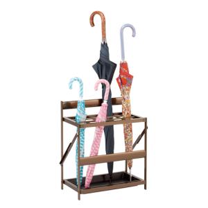 折りたたみ式アルミ製傘立て(15本用）(SPD-K14/AL-PBRS)