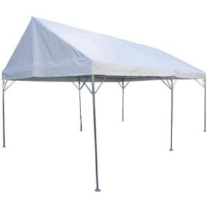 2×3間 スチール・アルミ複合ハイブリッドテント 通常天幕(エステル防水7号帆布) (国産) (SPD-PT24)