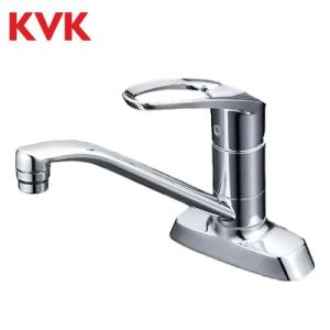 KVK KM5081TR20 キッチン用 水栓 台付 ツーホール シングルレバー 混合水栓 2穴 台...