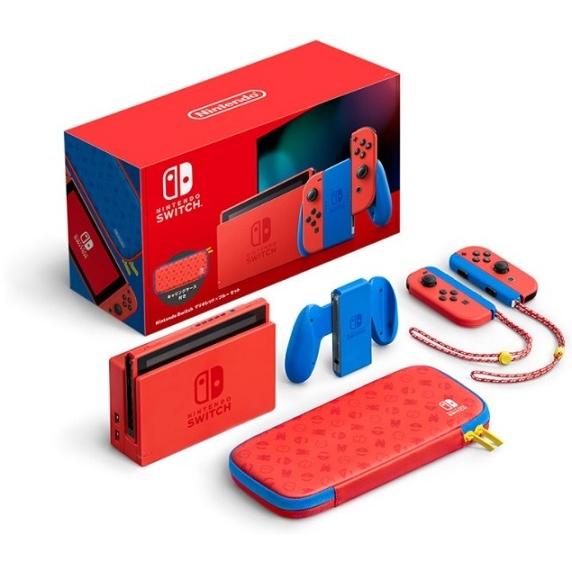 【新品】【即納】　Nintendo Switch マリオレッド×ブルー セット スイッチ 本体