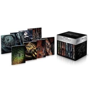 【新品】【即納】ビジュアルカード8枚セット付 (300セット限定)デラックスメタルケース仕様 ゲーム・オブ・スローンズ(第一章~最終章)4K コンプリート Blu-ray