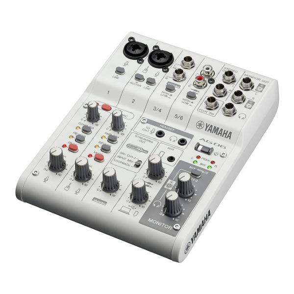 【新品】1週間以内発送  ヤマハ YAMAHA ライブストリーミングミキサー 6チャンネル ホワイト...