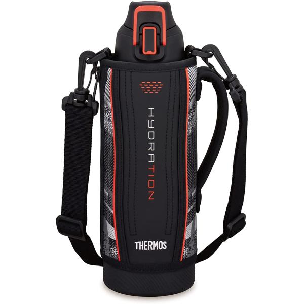 【新品】1週間以内発送 サーモス 水筒 真空断熱スポーツボトル 1L ブラックバレンシア 保冷専用 ...