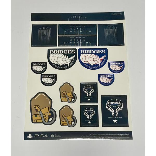 【新品】【即納】特典のみ！ DEATH STRANDING　ステッカー　デスストランディング
