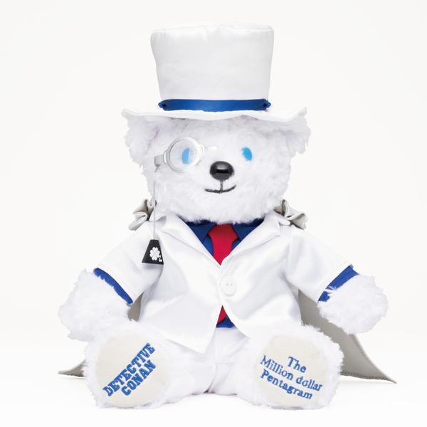 【新品】１週間以内発送 劇場版『名探偵コナン 100 万ドルの五稜星』テディベア(怪盗キッドver....