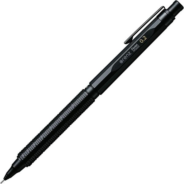 【新品】【同梱不可】5日以内発送 ぺんてる シャープペン オレンズネロ 0.2mm PP3002-A