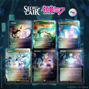 マジック：ザ・ギャザリング - MTG　対抗呪文　日本語foil 4枚セット　初音ミク　secret lair ウィザーズ・オブ・ザ・コースト マジック：ザ・ギャザリング