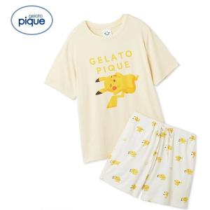 ジェラートピケ キノピオ＆ヨッシージャガードプルオーバーショートパンツセット gelato pique｜【スーパーマリオ】【レディース】キノピオ