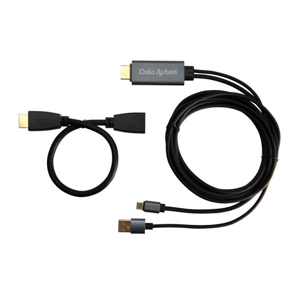 データシステム AV004 ミラーリングHDMI変換ケーブル iPhone・iPadの画面を車載ナビ...
