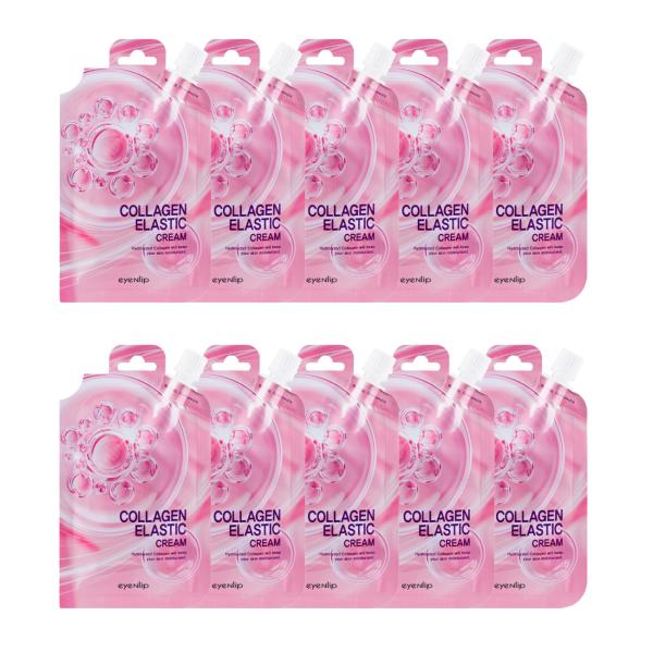 【送料無料】eyeNlip コラーゲンエラスティック 10個セット 大容量 弾力ケア まとめ買い割引...
