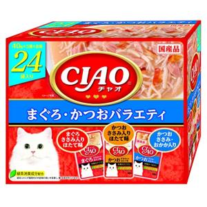 CIAO (チャオ) CIAOパウチ まぐろ・かつおバラエティ 40g×24袋