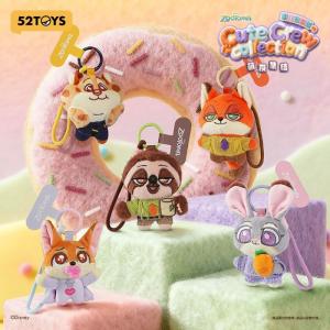 ディズニー ズートピア かわいい仲間たち マスコットストラップ 4種+シークレット1種 BOX セット 52TOYS