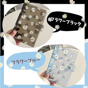 シール帳 バインダー 透明 クリア A6 シー...の詳細画像5