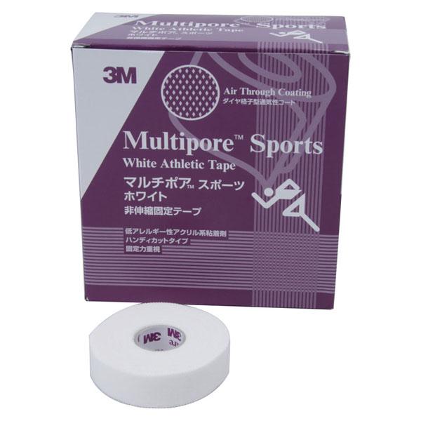 3M マルチポア スポーツ ホワイト非伸縮固定テープ 16 個入 298019 スリーエム