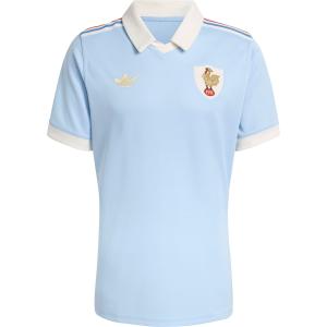 アディダス adidas フランス ラグビー 120周年 クランチ レプリカ ジャージ レプリカシャツ トップス 速乾性 ドライ クラシック オーセンティック レ