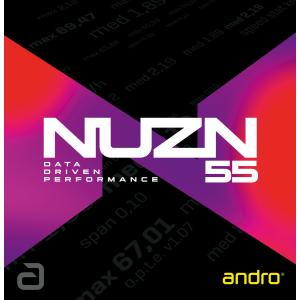 andro NUZN50 黒 max 卓球ラバー NUZN 50 110021101 110021101-BK ﾆｭｰｿﾞｰﾝ50 初心者〜中級者