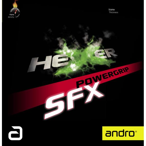 アンドロ andro ヘキサーパワーグリップエスエフエックス スピン系テンション 裏ソフト 裏ラバー...