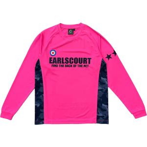 アールズコート EARLSCOURT ペイントカモ柄切替ロングトップ ECS045