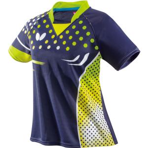 バタフライ Butterfly 卓球アパレル 格安激安 Patnarl Shirt Ladies シャツ パトナール ライム レディース