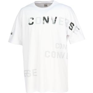 CONVERSE コンバース プリントTシャツ 半袖 トップス 吸汗速乾 バスケ チーム 部活 トレーニング 練習 プラクティス メンズ レディース ジャージ 男女兼用 CB232｜spg-sports