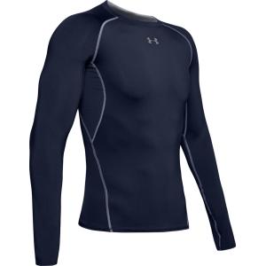 UNDER　ARMOUR アンダーアーマー マルチスポーツ ストレッチシャツ UAヒートギアアーマー ロングスリーブ 1358549 MDN/STL｜spg-sports