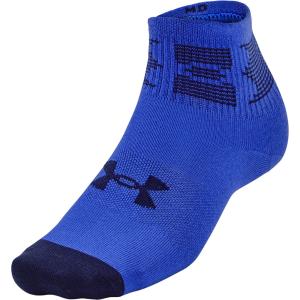 UNDER　ARMOUR アンダーアーマー UA　エッセンシャル　クオーター　ソックス 3足セット 1373091 VEB/WHT/MDN｜spg-sports