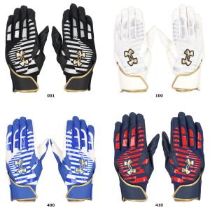 アンダーアーマー UNDER ARMOUR 野球 ソフトボール UAクリーンアップ プロ バッティンググローブ メンズ 手袋 部活 クラブ 試合 練習 トレーニング 合