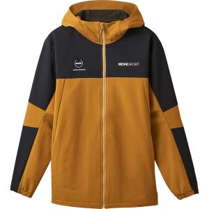 デサント DESCENTE HEATNAVI ソフトシェル バックロゴ フルジップフーディー DMMWJF13｜spg-sports