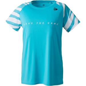 DUNLOP ダンロップテニス WOMEN’S 22春夏 T−SHIRT DAL8221W ブル-｜spg-sports