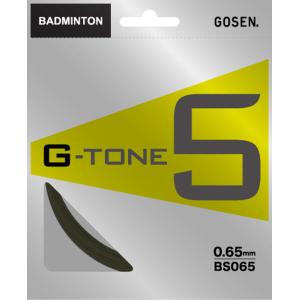 GOSEN ゴーセン バドミントン ガット G−TONE 5 ブラック BS065BK｜spg-sports