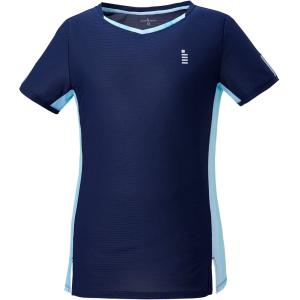 GOSEN ゴーセン テニス レディース ゲームシャツ ネイビー S T2061 ネイビー｜spg-sports