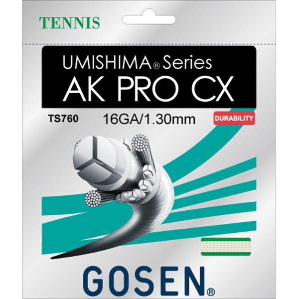 GOSEN ゴーセン 硬式テニス ガット UMISHIMA AK PRO CX 16 ナチュラル T...