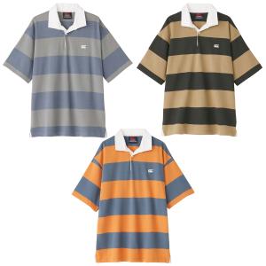 カンタベリー　canterbury ショートスリーブ 4インチ ストライプラグビー ジャージ S／S 4INCH STRIPE RUGBY JERSEY メンズ レディース ポロシャツ 半袖 RA34135