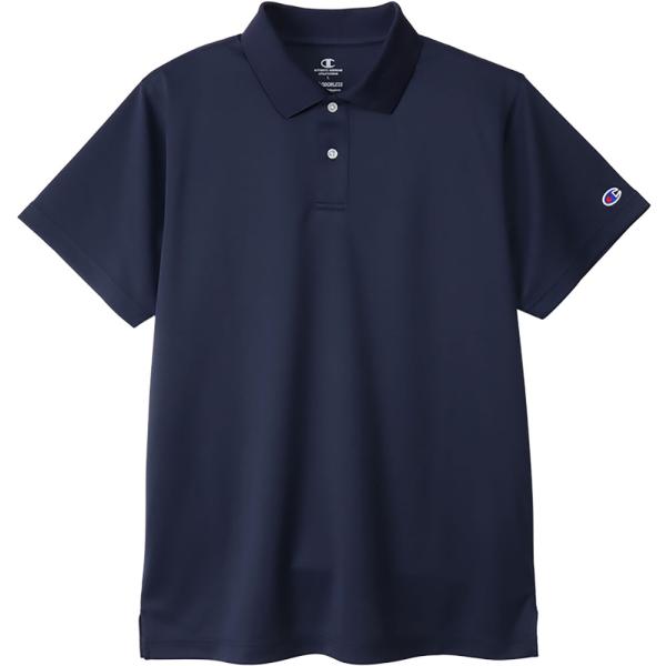 Champion チャンピオン ポロシャツ メンズ POLO SHIRT 半袖 トップス 無地 吸汗...