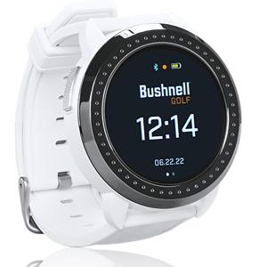 Bushnell ブッシュネル イオンエリート ホワイト ウォッチ フルカラータッチスクリーン タッチ操作 軽量 GPSゴルフナビ Bluetooth 防水 計測 距離測定器 コース｜spg-sports