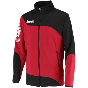 GRANDE グランデ フットサル WARM UP LIGHT JERSEY GFPH17401 BLK RED｜spg-sports