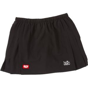 JUIC ジュイック NEWサイドプリーツ レディース 卓球用ウェア 5480 ブラック