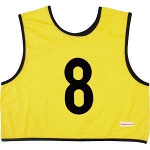 ミカサ MIKASA ゲームジャケット ハーフタイプ 5枚セット 蛍光イエロー GJH05KY｜spg-sports