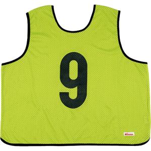 ミカサ MIKASA ゲームジャケット ラージサイズ 5枚セット 蛍光グリーン GJL205KG｜spg-sports