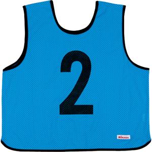 ミカサ MIKASA ゲームジャケット レギュラーサイズ 5枚セット ブルー GJR205B｜spg-sports
