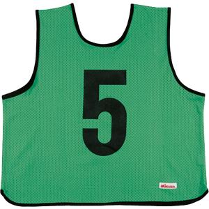 ミカサ MIKASA ゲームジャケット レギュラーサイズ 5枚セット グリーン GJR205G｜spg-sports