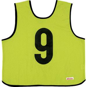 ミカサ MIKASA ゲームジャケット レギュラーサイズ 5枚セット 蛍光グリーン GJR205KG｜spg-sports