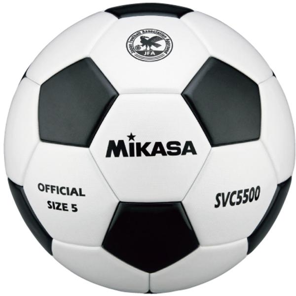 ミカサ サッカー 検定球5号 貼り 白黒 SVC5500WBK ギフト MIKASA