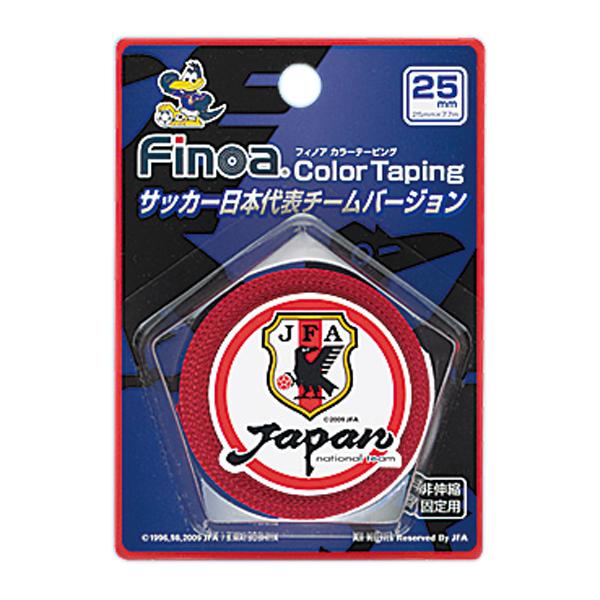 Finoa フィノア B．P FINOAカラーテープ 25mm RED 10603