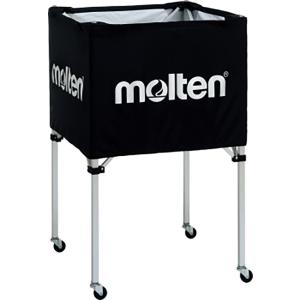 molten（モルテン） ボールカゴ 中 背高 黒 ブラック 屋内使用