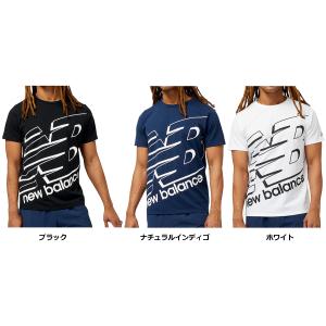 new　balance ニューバランス ビッグロゴ ショートスリーブTシャツ AMT31078｜spg-sports
