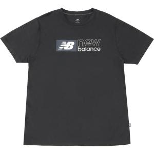 new　balance ニューバランス パフォーマンスグラフィックショートスリーブTシャツ ブロックロゴ  AMT41000｜spg-sports