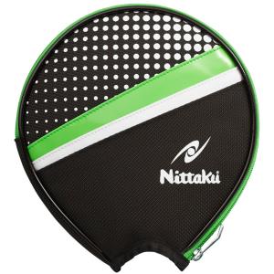 ニッタク Nittaku 【卓球用ラケットケース】　ポルカラウンド NK7210 ライトグリーン｜spg-sports